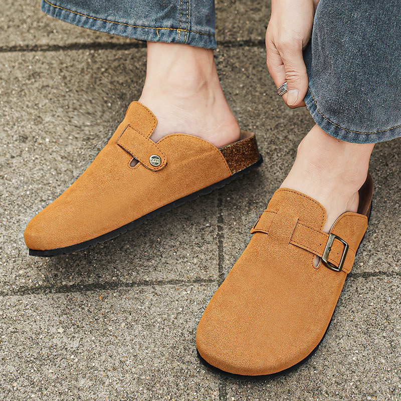 Women'S Shoes With Arch Support - New Genuine Suede Clogs for Women