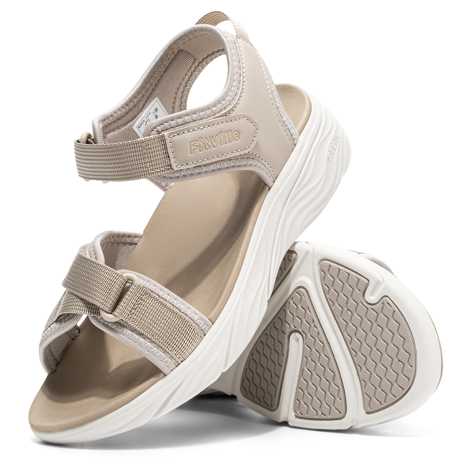 Women'S Shoes With Arch Support - FitVille Women‘s Summer Sandals Wide Thick