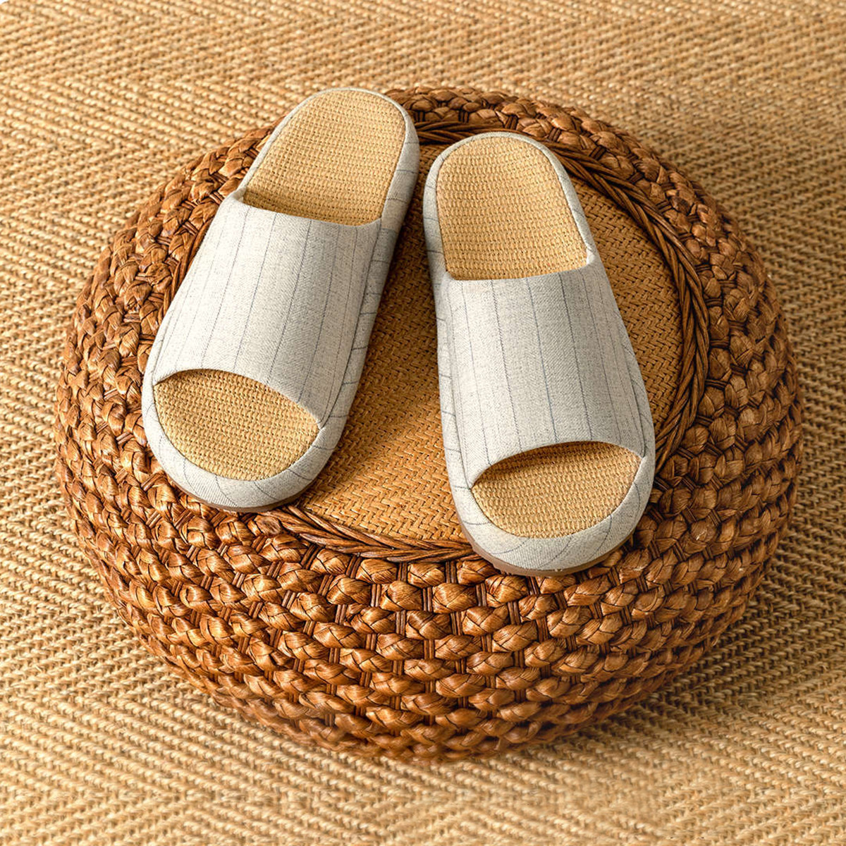 Summer Women Home Slippers Lin - Women'S Shoes For Flat Feet avaliação e preço