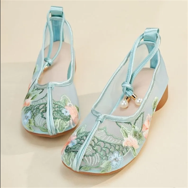 Popular Sandals Mesh Shoes Emb - Women Shoes Sandals avaliação e preço