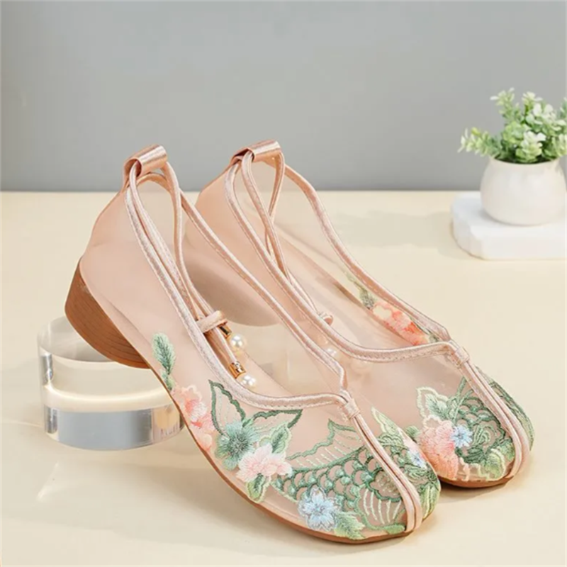 Popular Sandals Mesh Shoes Emb - Women Shoes Sandals avaliação e preço