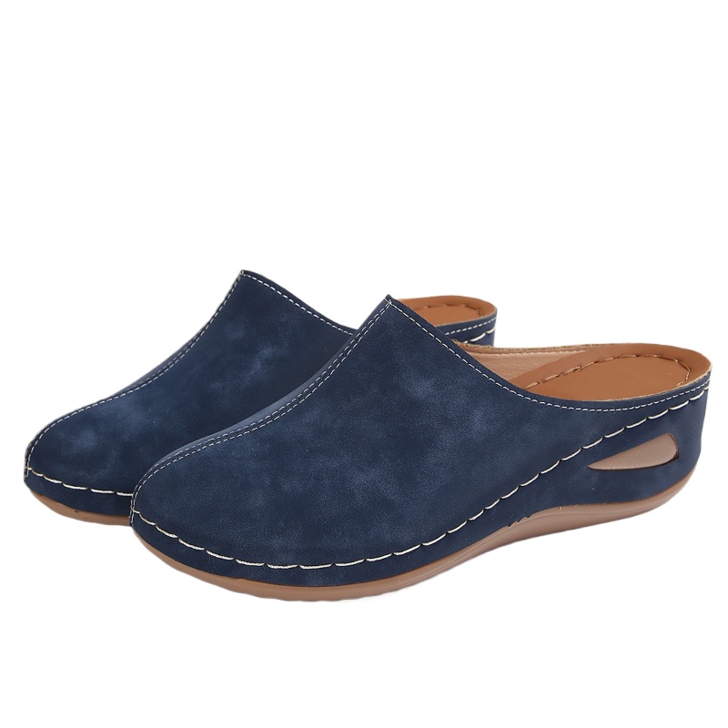 Women's Casual Wedge Mules Com - Women'S Shoes With Arch Support avaliação e preço