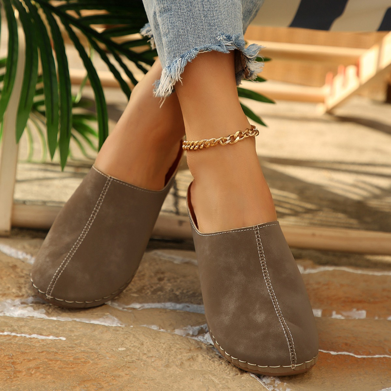 Women's Casual Wedge Mules Com - Women'S Shoes With Arch Support avaliação e preço