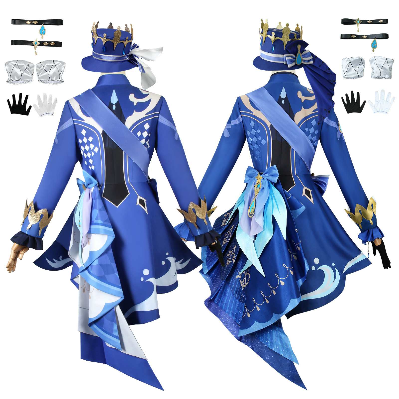 Fantasy Water Element Cosplay  - Women Shoes Xxl avaliação e preço