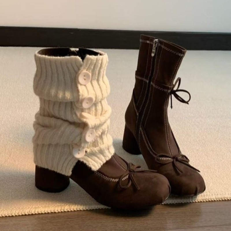 Bow High Heels Women Boots New - Women'S Shoes Chelsea avaliação e preço