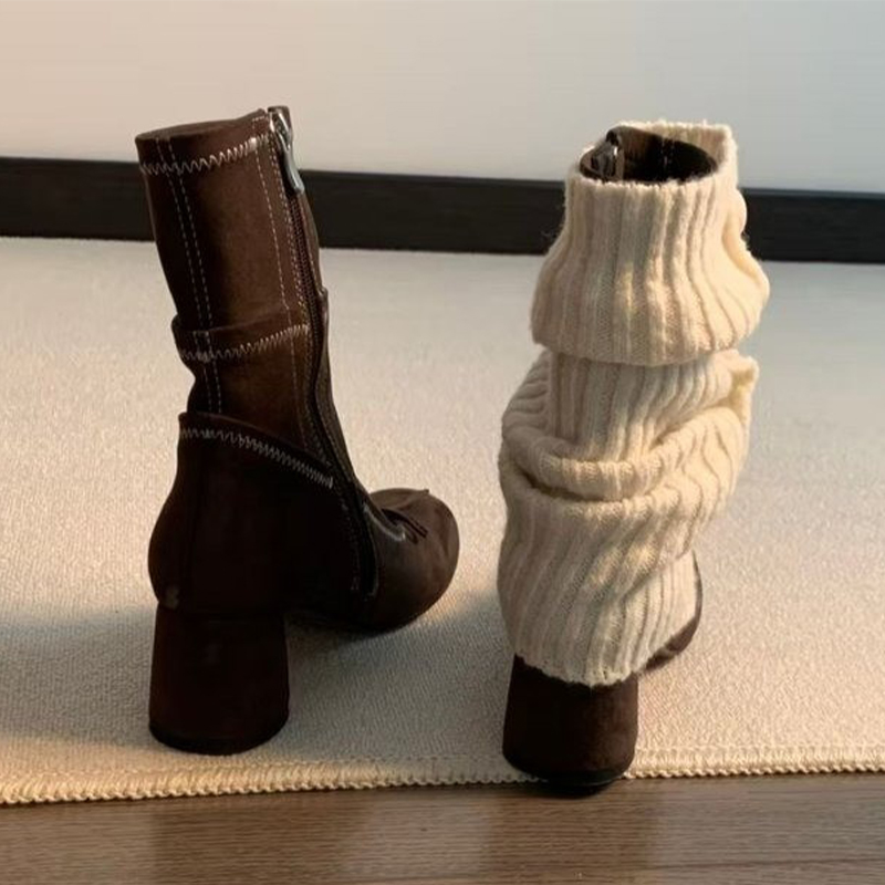 Bow High Heels Women Boots New - Women'S Shoes Chelsea avaliação e preço