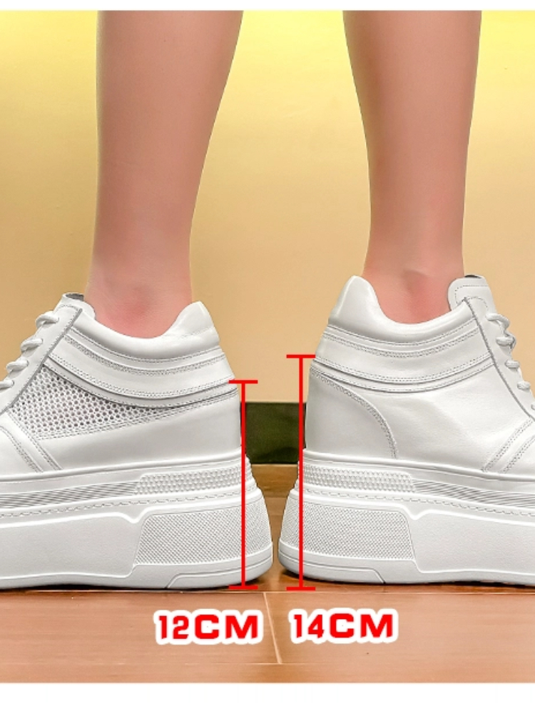 10-14cm Chunky Sneakers Women  - Mesh Sneaker Women avaliação e preço