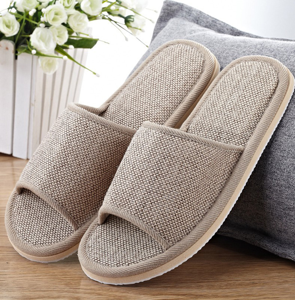Linen Slippers For Men And Wom - Women'S Shoes For Flat Feet avaliação e preço