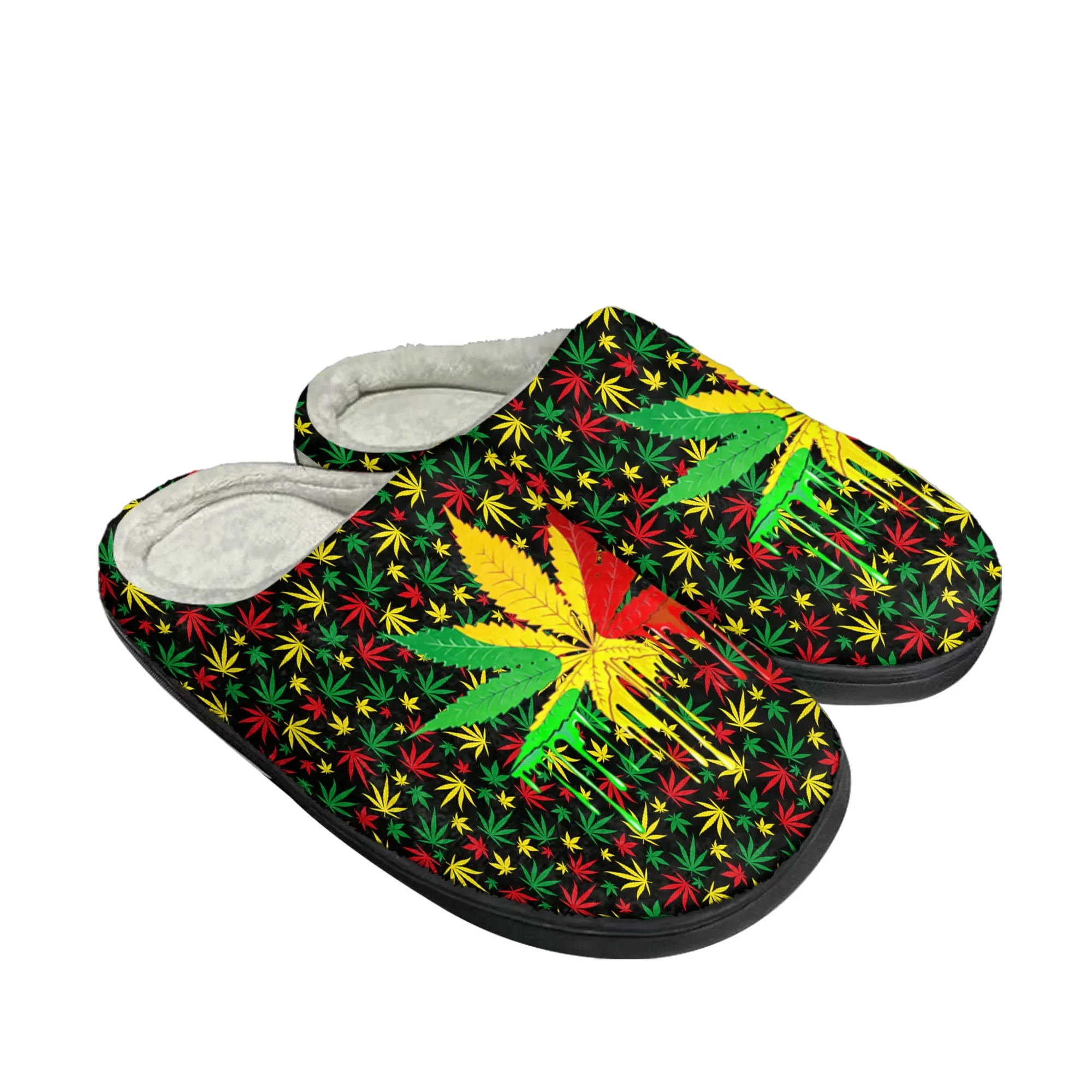 Leaf Weed Rasta Marijuana Red  - Women'S Shoes Yellow avaliação e preço