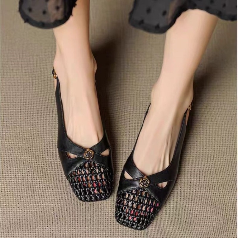 Women's French-style closed-to - Women Shoes Sandals avaliação e preço