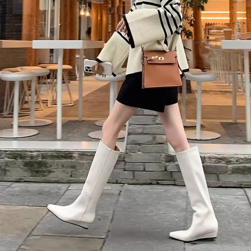 Fashion Knee-High Women's Boot - Women'S Shoes Chelsea avaliação e preço
