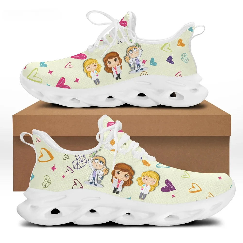 Cute Cartoon Doctor Nurse Shoe - Mesh Sneaker Women avaliação e preço