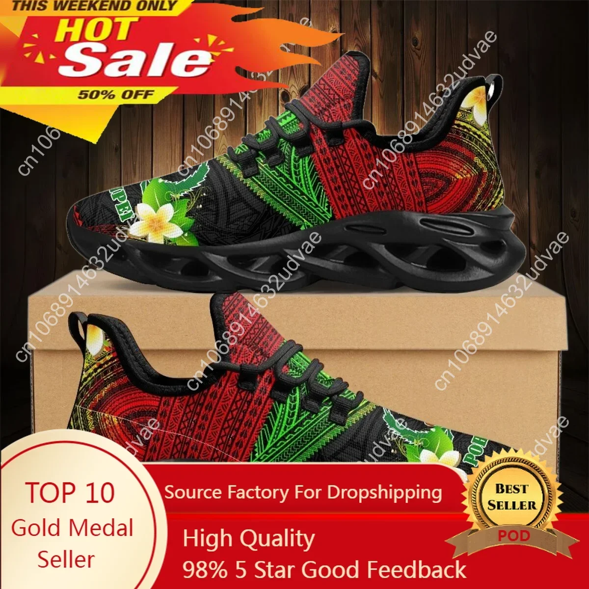 Polynesian Pohnpei Plumeria De - Mesh Sneaker Women avaliação e preço