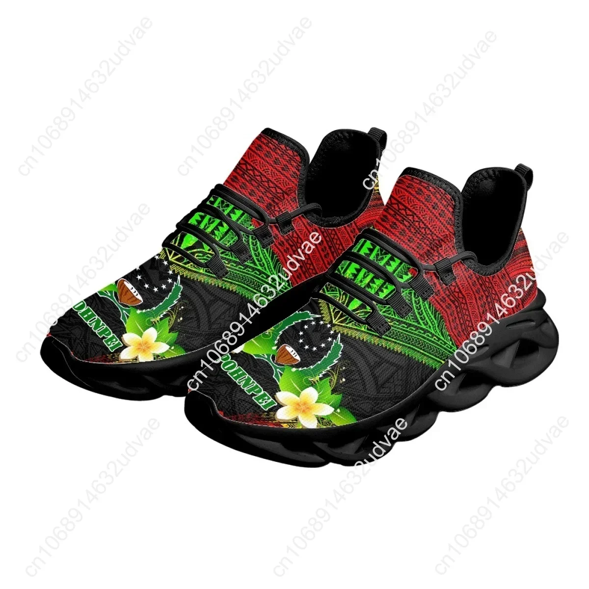 Polynesian Pohnpei Plumeria De - Mesh Sneaker Women avaliação e preço