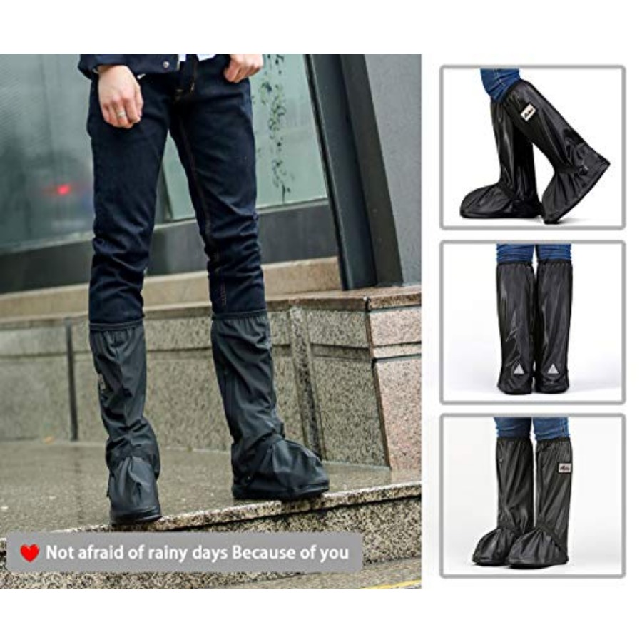 Black Waterproof Shoes Cover w - Women Shoes Xxl avaliação e preço