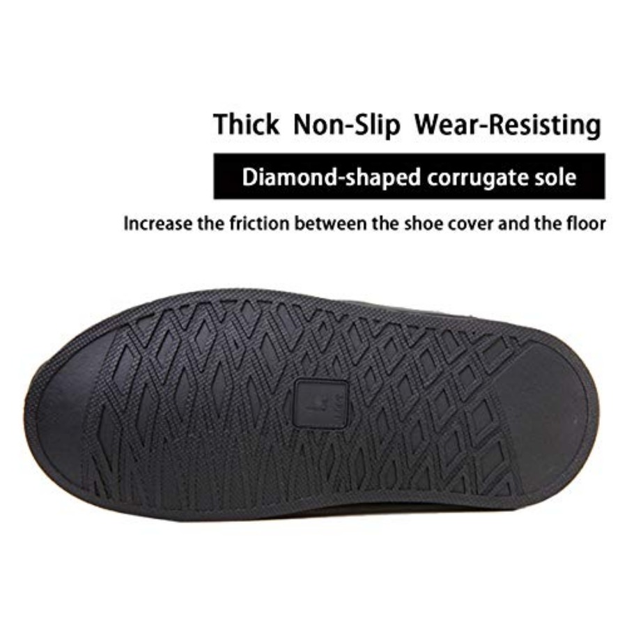 Black Waterproof Shoes Cover w - Women Shoes Xxl avaliação e preço