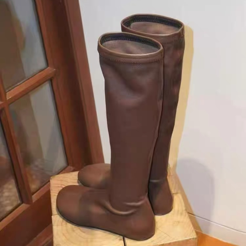 2025 New Women High Boots Flat - Women'S Shoes Chelsea avaliação e preço