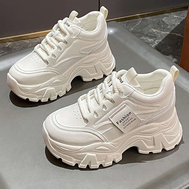 New Fashion Platform Sneakers  - Mesh Sneaker Women avaliação e preço