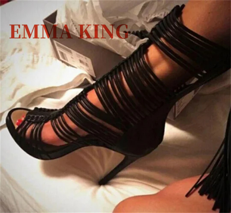 Women Open Toe Straps Ankle Wr - Women Shoes Boots avaliação e preço