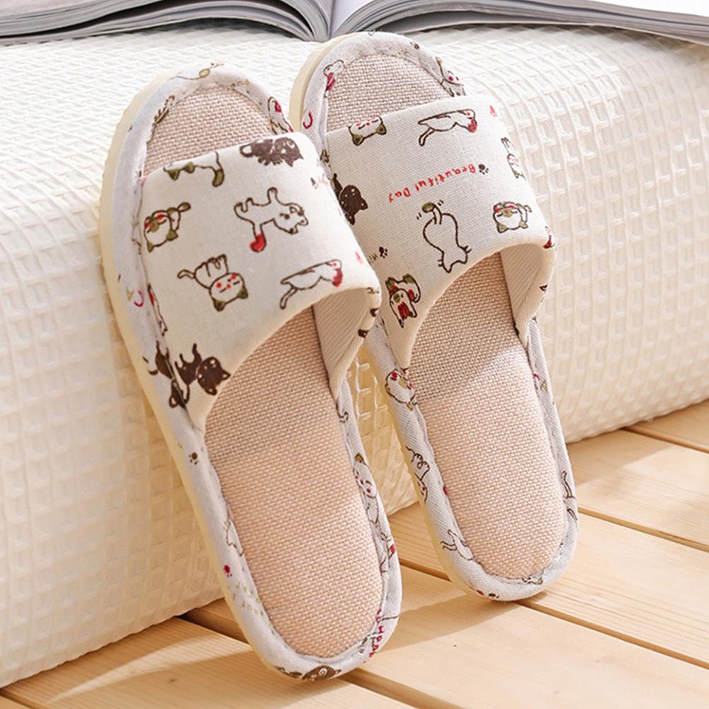 Women Flax Slippers Home Slipp - Women'S Shoes For Flat Feet avaliação e preço