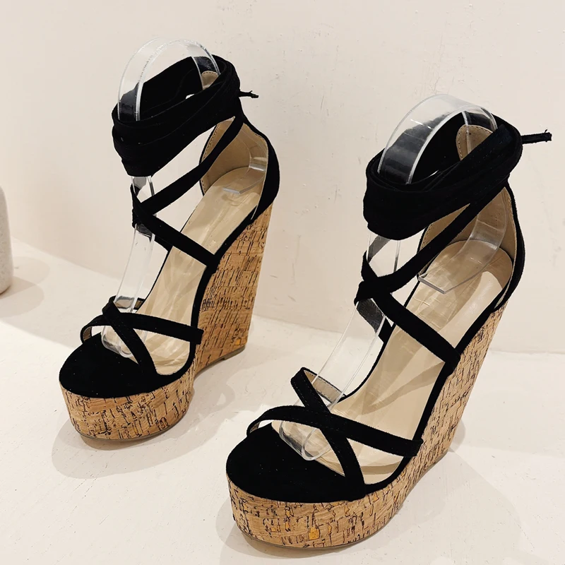 Eilyken Summer Fashion Ankle L - Cork Wedge Sandal avaliação e preço