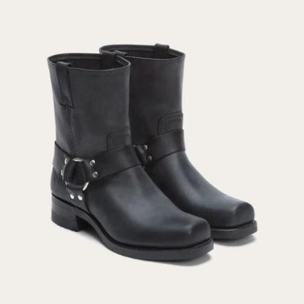 Men's Black Leather Buckle Mot - Women'S Shoes Chelsea avaliação e preço