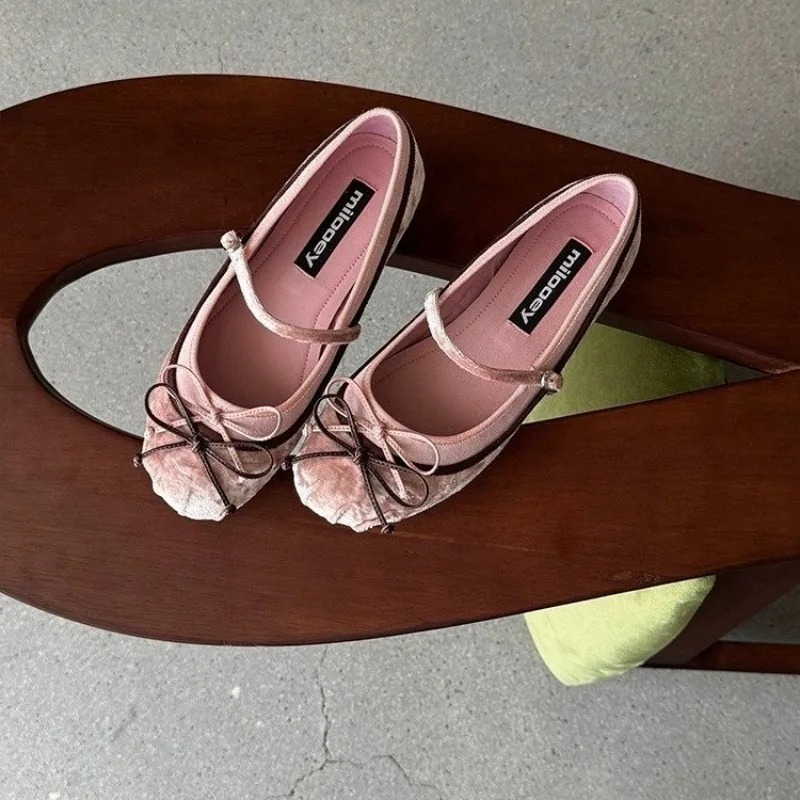 2026French Flat Bottomed Rotun - Women'S Shoes For Flat Feet avaliação e preço