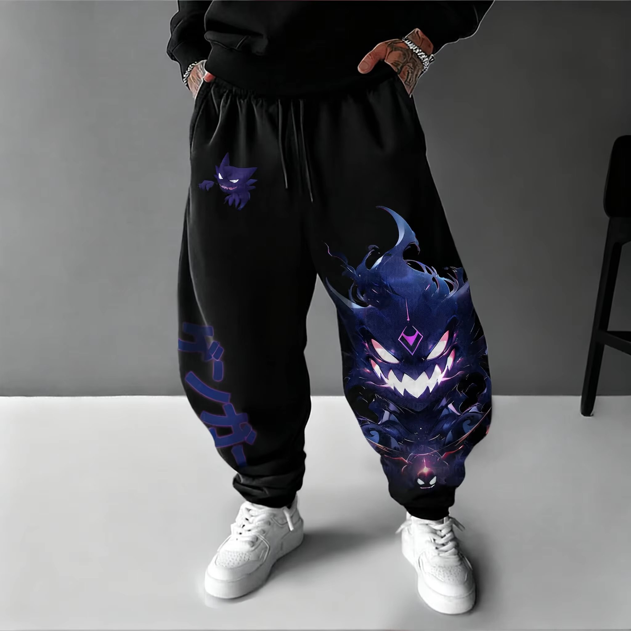 Y2K 2026 Pokemon Gengar Cotton - Women Shoes Joggers avaliação e preço