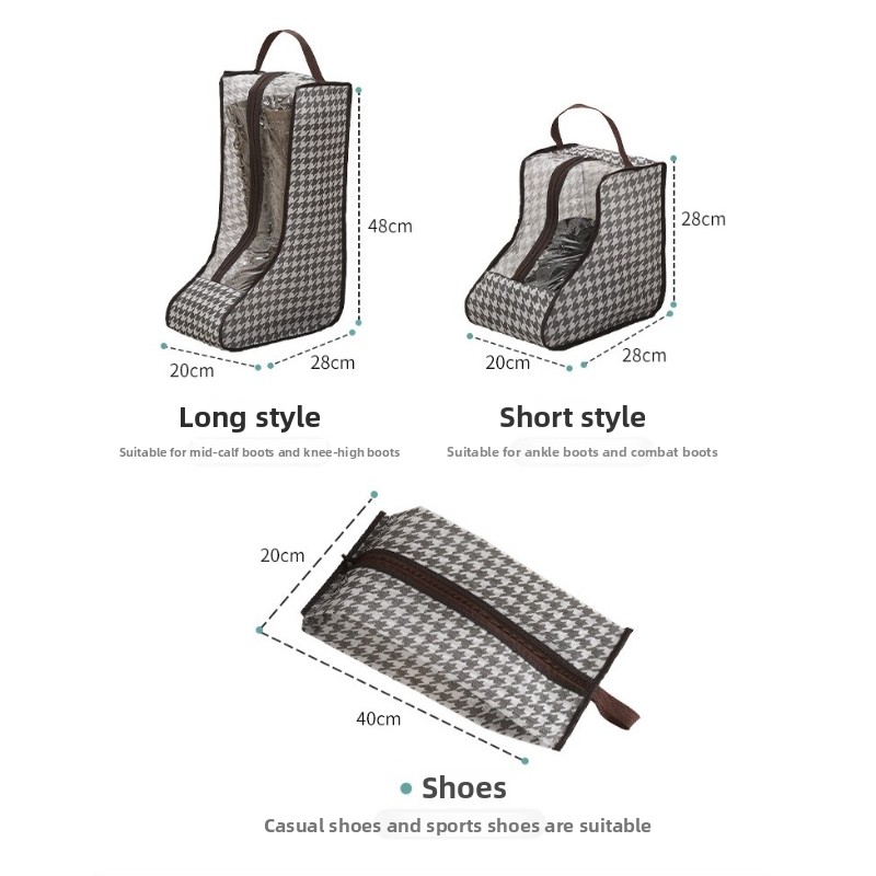 Tall Boot Storage Bags with Cl - Women Shoes Boots avaliação e preço