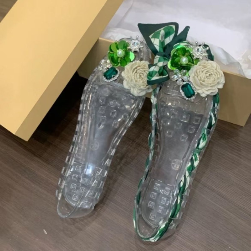 New Style Square-toe Open-toe  - Women'S Shoes For Flat Feet avaliação e preço