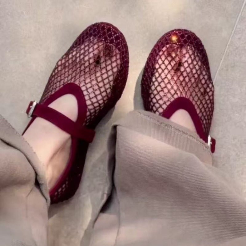 Hollow Rhinestone Baotou Sanda - Women Shoes Sandals avaliação e preço