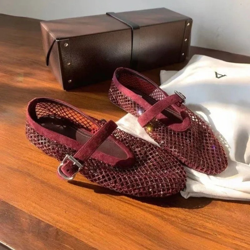 Hollow Rhinestone Baotou Sanda - Women Shoes Sandals avaliação e preço