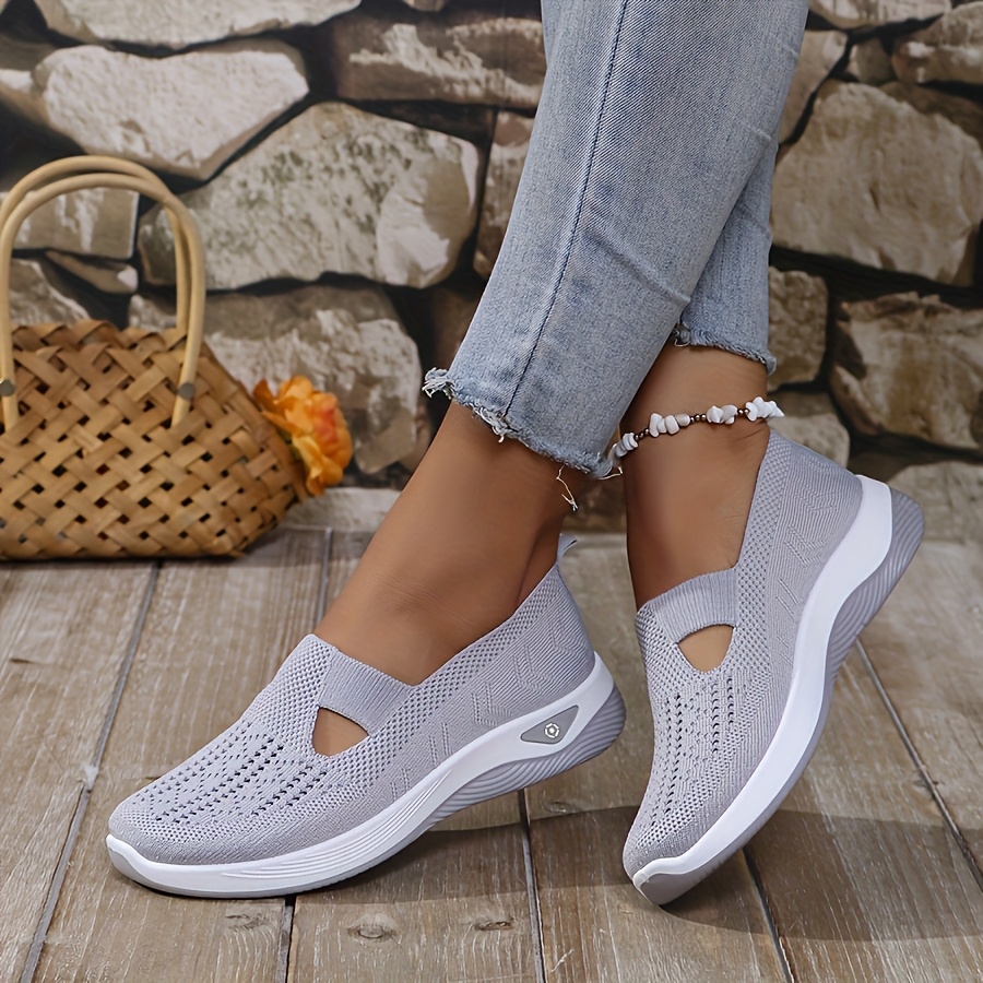 Womens Spring Summer Knit Slip - Women'S Shoes With Arch Support avaliação e preço