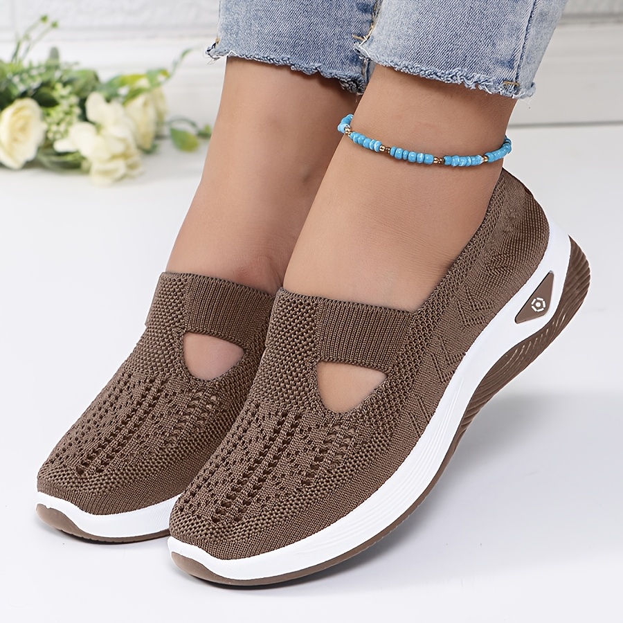 Womens Spring Summer Knit Slip - Women'S Shoes With Arch Support avaliação e preço