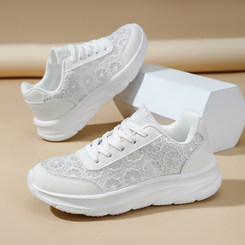 Woman White shoes print sneake - Mesh Sneaker Women avaliação e preço