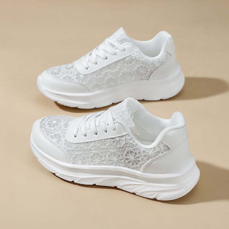 Woman White shoes print sneake - Mesh Sneaker Women avaliação e preço