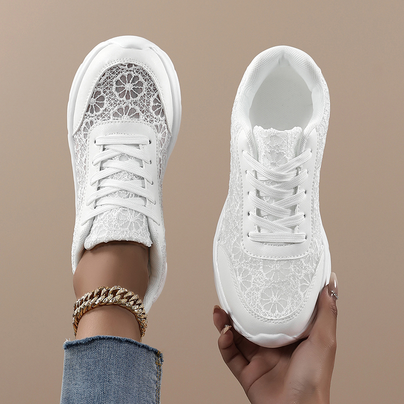 Woman White shoes print sneake - Mesh Sneaker Women avaliação e preço