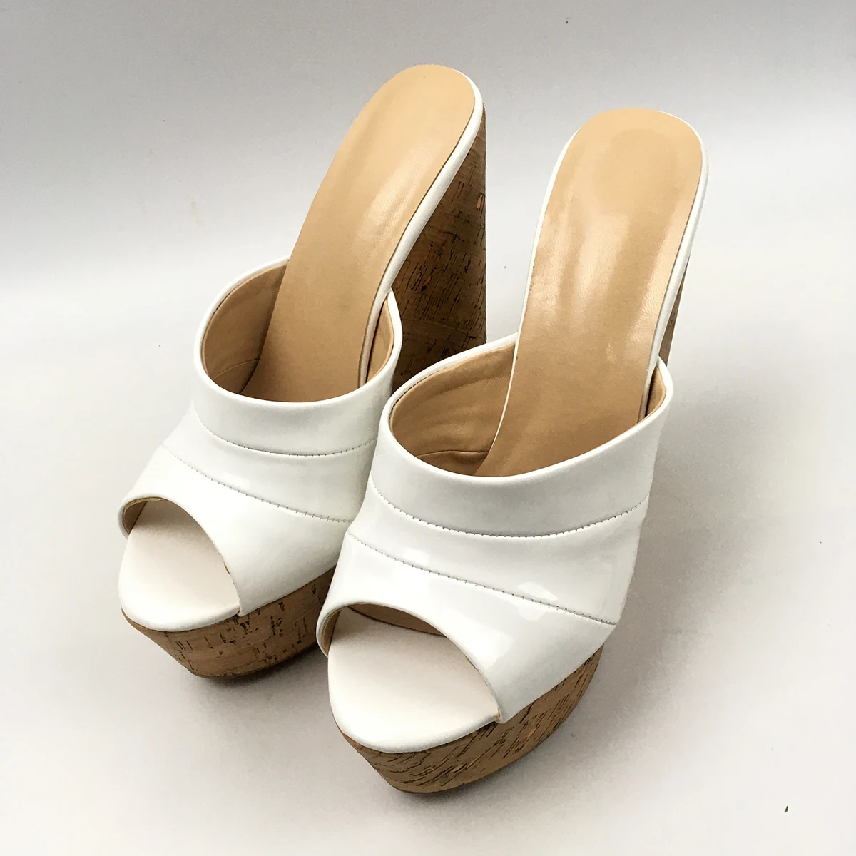 Women’s Cork Wedge Sandals Pla - Cork Wedge Sandal avaliação e preço