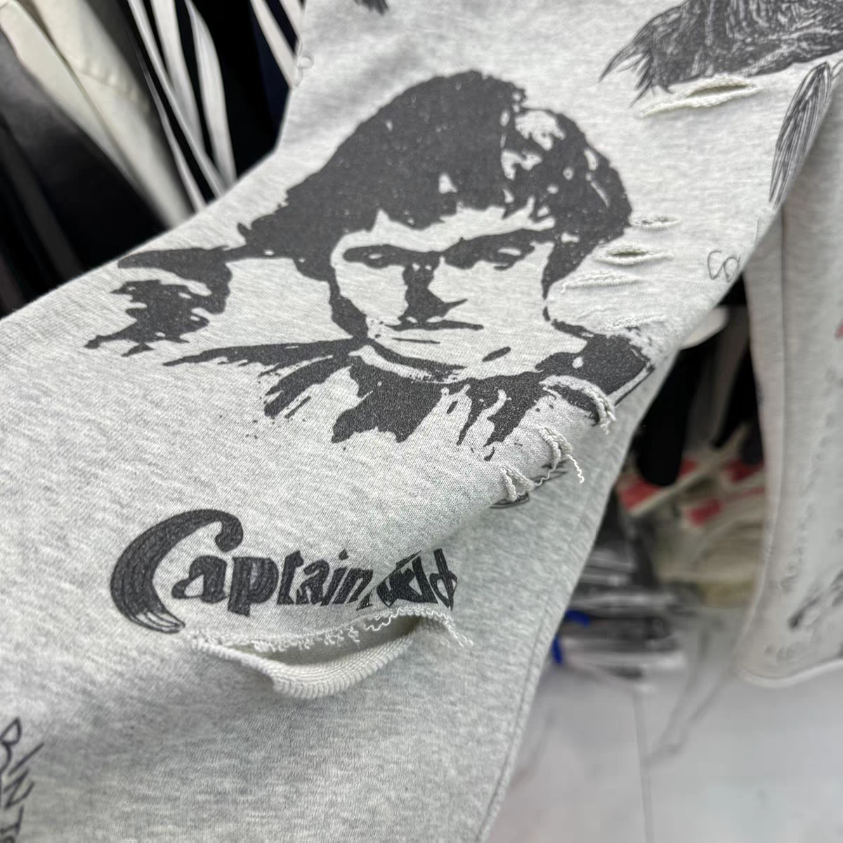 Retro Graffiti Character Lette - Women Shoes Joggers avaliação e preço