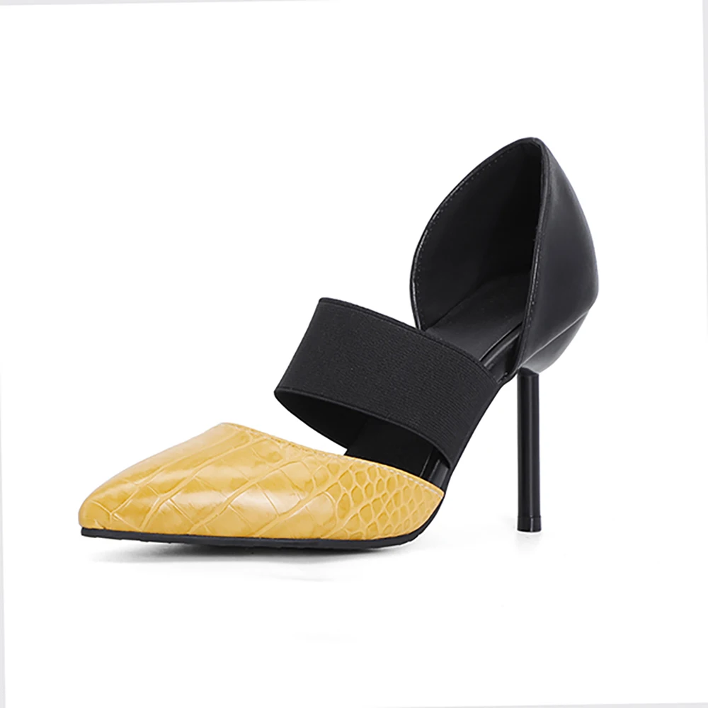Summer New Elegant Red Yellow  - Women'S Shoes Yellow avaliação e preço