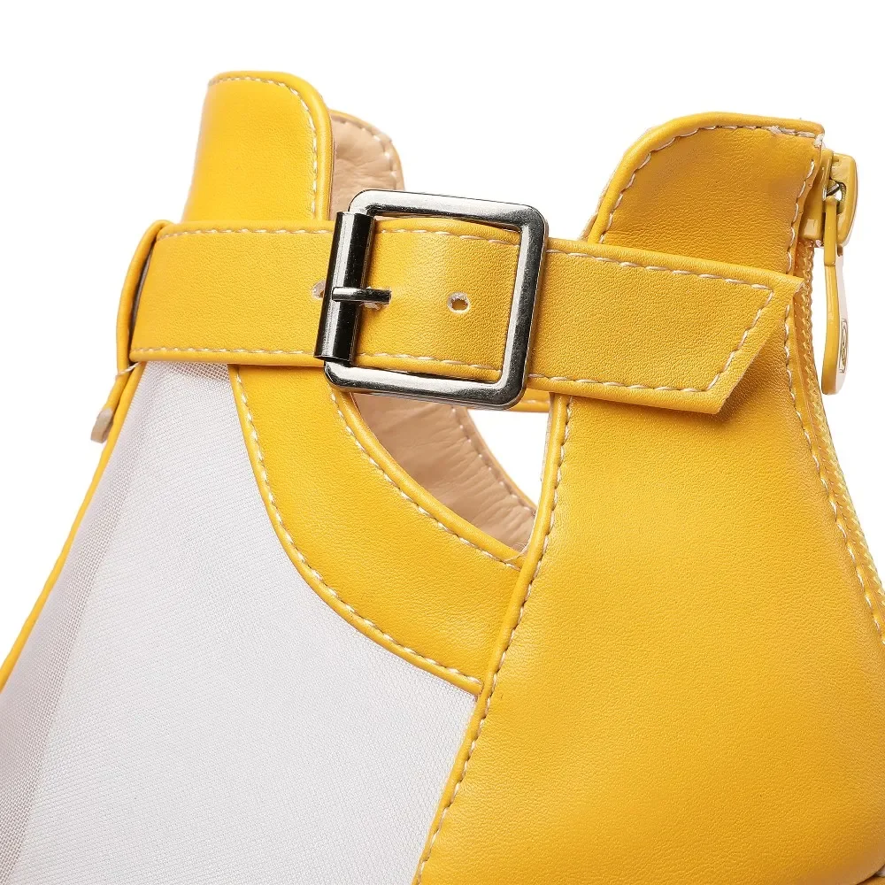 Yellow Platform Sandals Women  - Women'S Shoes Yellow avaliação e preço