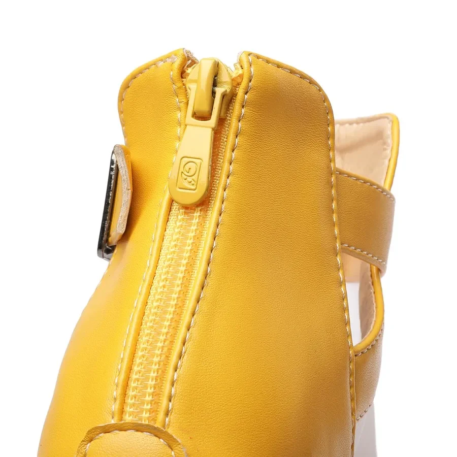 Yellow Platform Sandals Women  - Women'S Shoes Yellow avaliação e preço