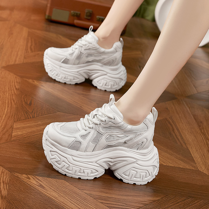 Women's Fashion Chunky Platfor - Mesh Sneaker Women avaliação e preço