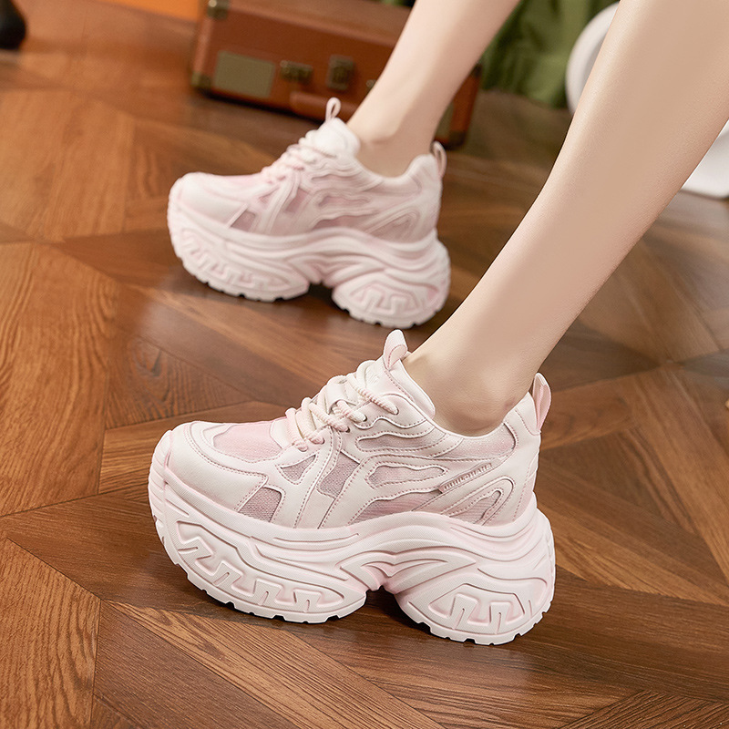 Women's Fashion Chunky Platfor - Mesh Sneaker Women avaliação e preço
