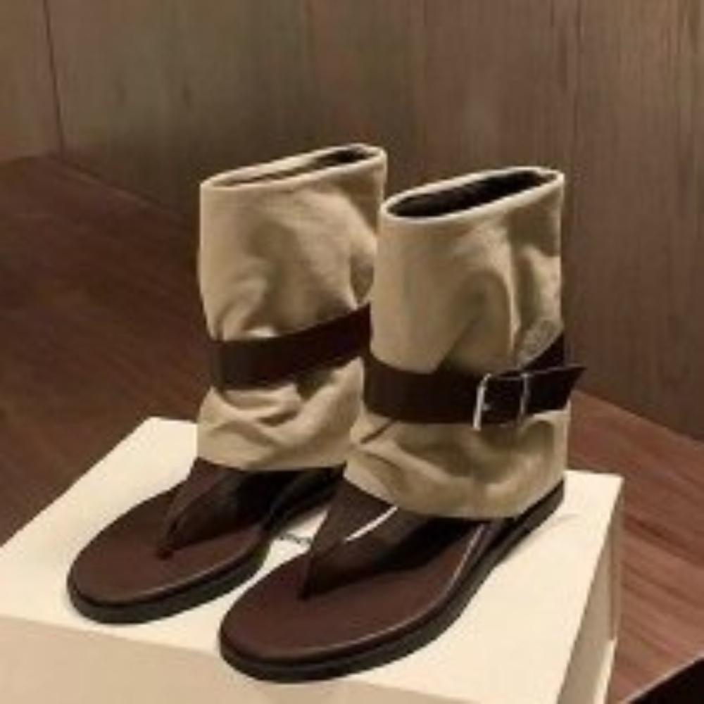 Vintage Color Block Toe Ring S - Women Shoes Boots avaliação e preço