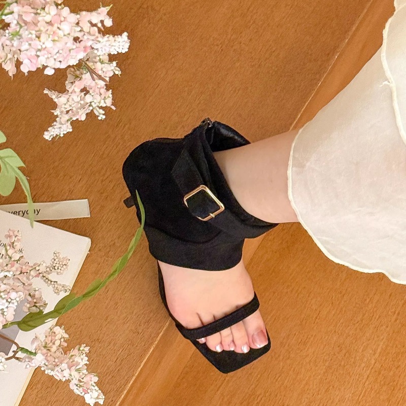 Retro Summer New Square Toe Op - Women Shoes Boots avaliação e preço
