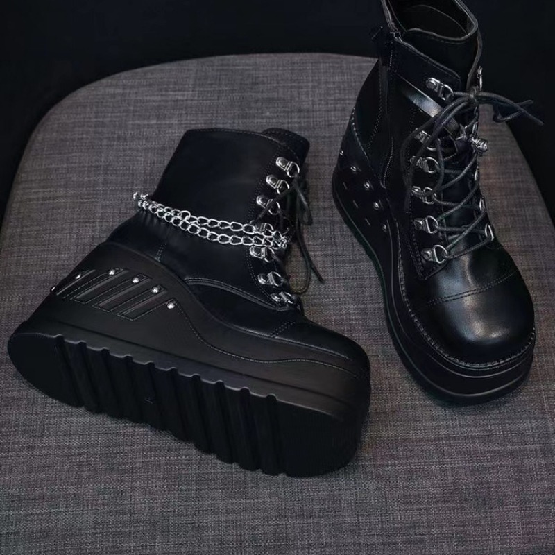 10CM New Gothic Style Platform - Women Shoes Ksa avaliação e preço