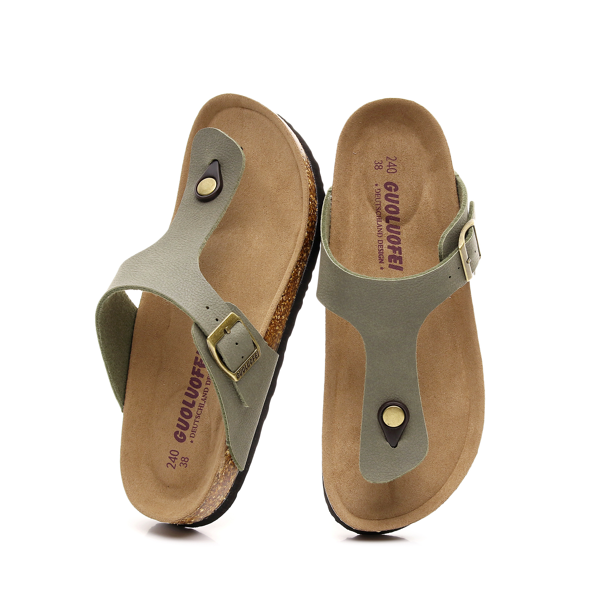 Green Sheep Skin Unisex Cork F - Women'S Shoes With Arch Support avaliação e preço